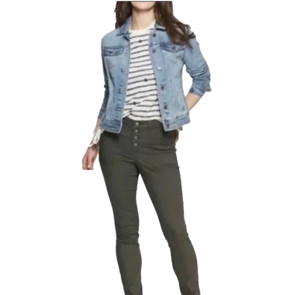 Universal Thread Velvet High Rise Skinny Green Jeans Pants Women Size 4/27
